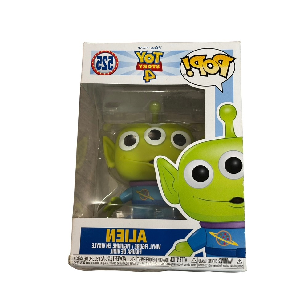 Funko Pop Disney Pixar Toy Story 4 Alien 525 Vinyl Figure Green Blue 3.75in